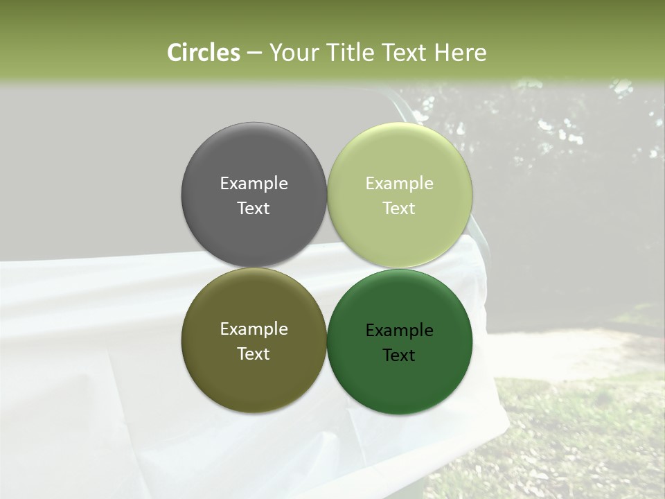 Bag Cleanliness Green PowerPoint Template