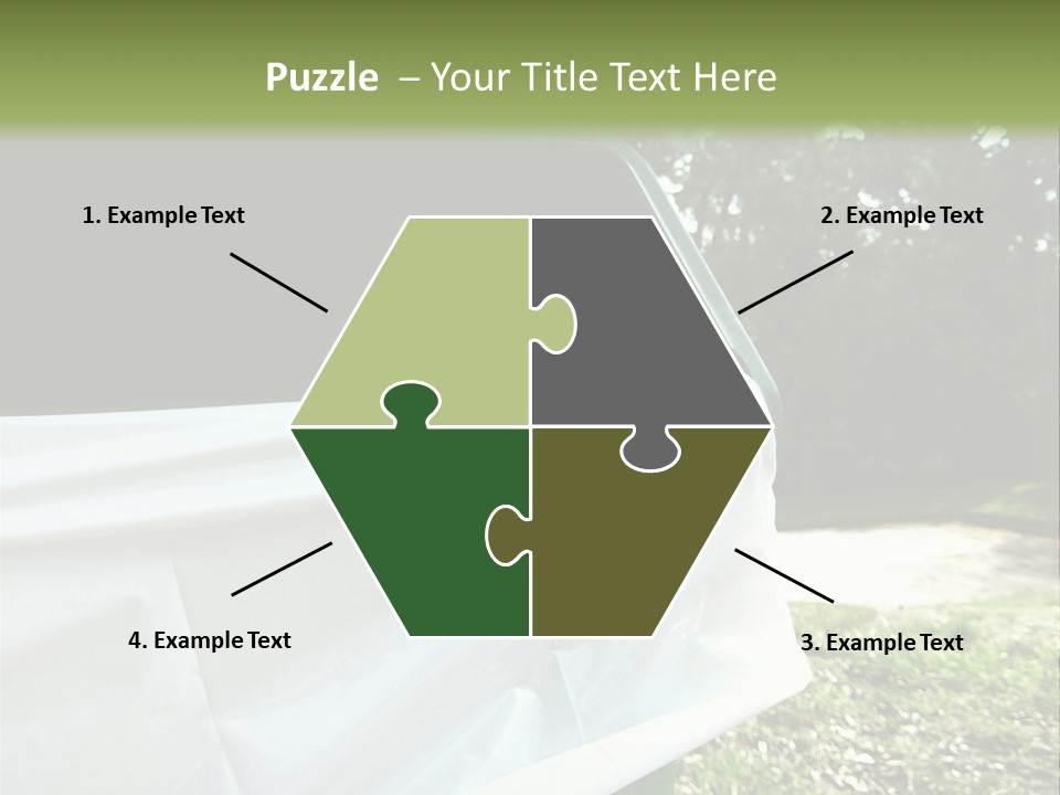 Bag Cleanliness Green PowerPoint Template