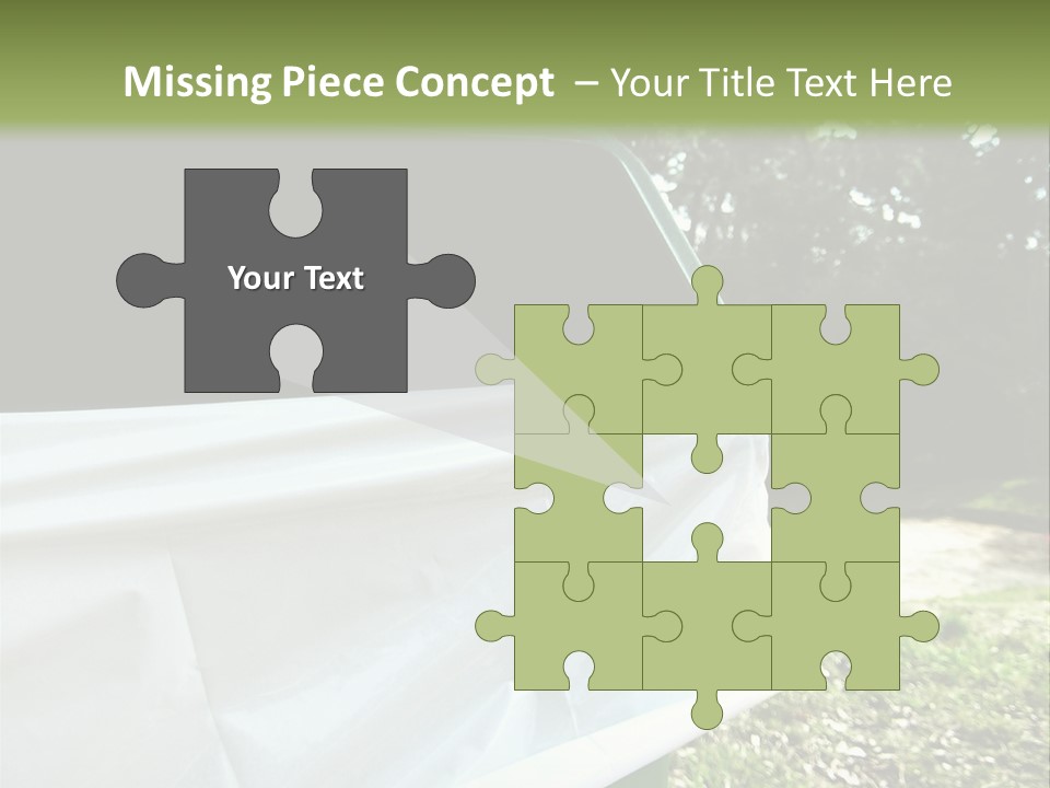 Bag Cleanliness Green PowerPoint Template