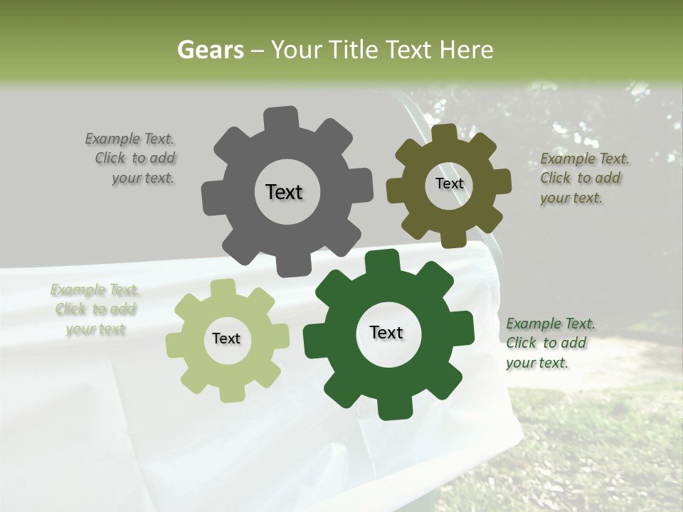 Bag Cleanliness Green PowerPoint Template