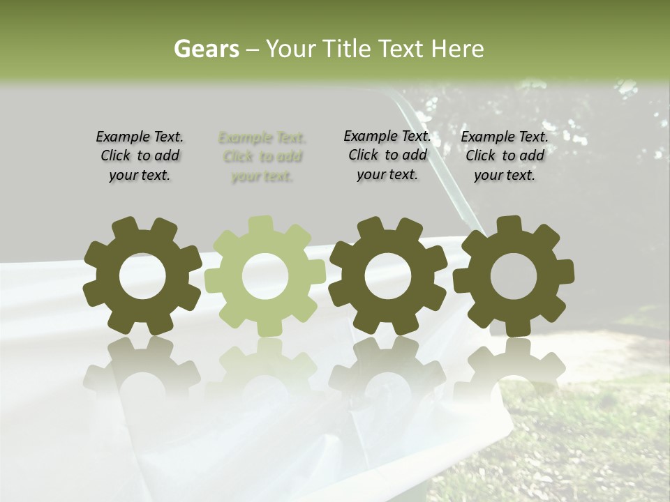 Bag Cleanliness Green PowerPoint Template