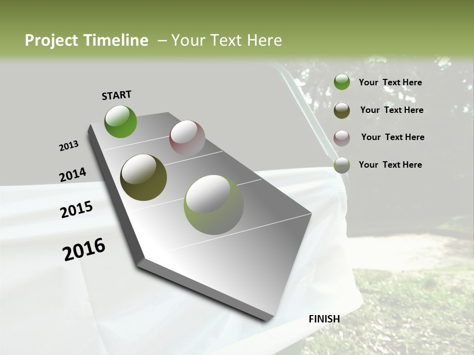 Bag Cleanliness Green PowerPoint Template