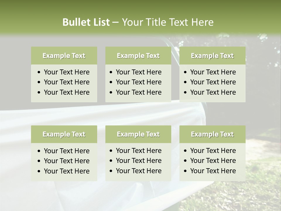 Bag Cleanliness Green PowerPoint Template