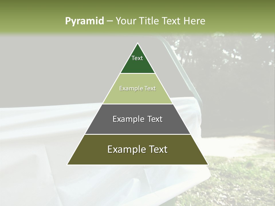 Bag Cleanliness Green PowerPoint Template