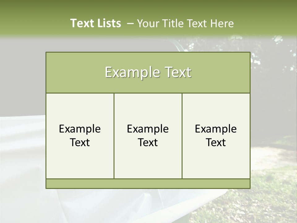 Bag Cleanliness Green PowerPoint Template
