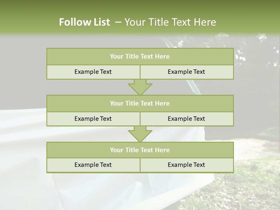 Bag Cleanliness Green PowerPoint Template