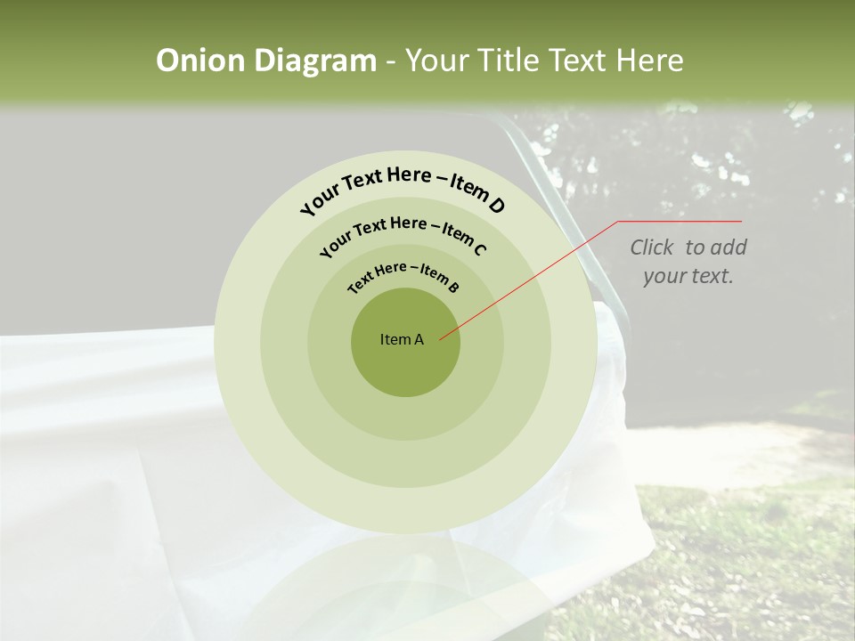 Bag Cleanliness Green PowerPoint Template