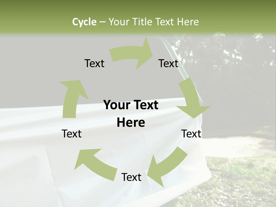 Bag Cleanliness Green PowerPoint Template