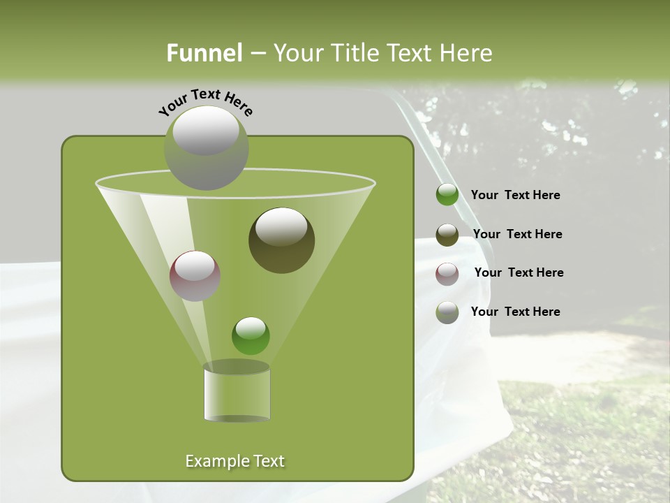 Bag Cleanliness Green PowerPoint Template