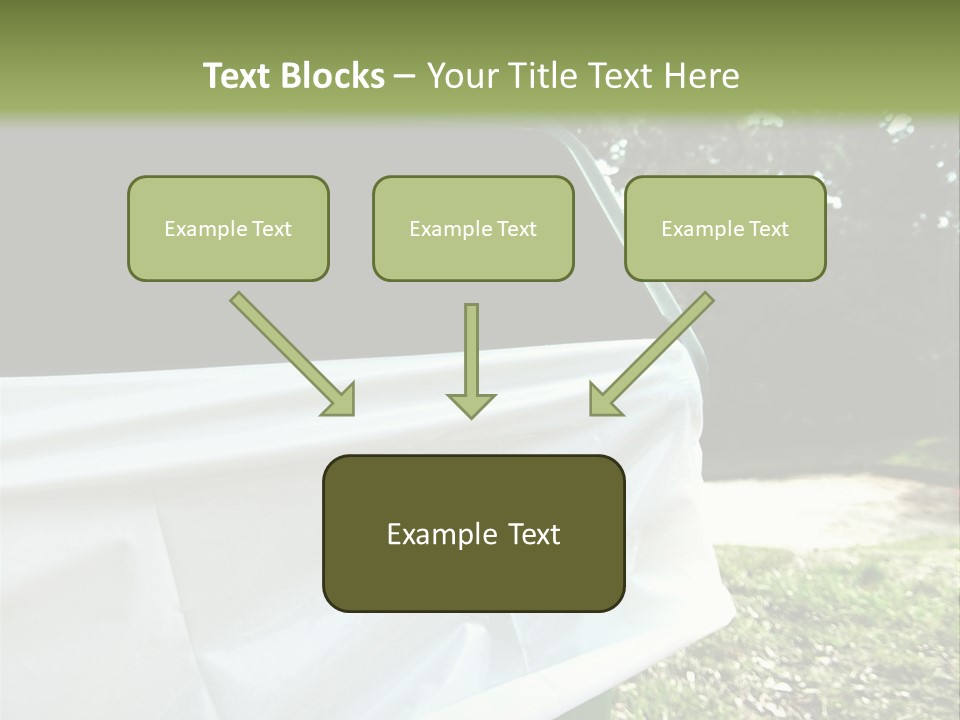 Bag Cleanliness Green PowerPoint Template