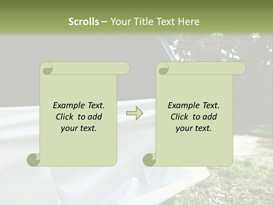 Bag Cleanliness Green PowerPoint Template