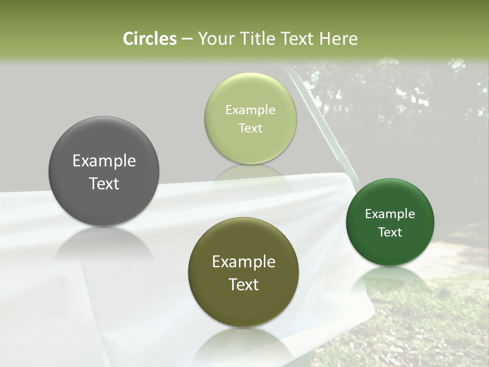 Bag Cleanliness Green PowerPoint Template