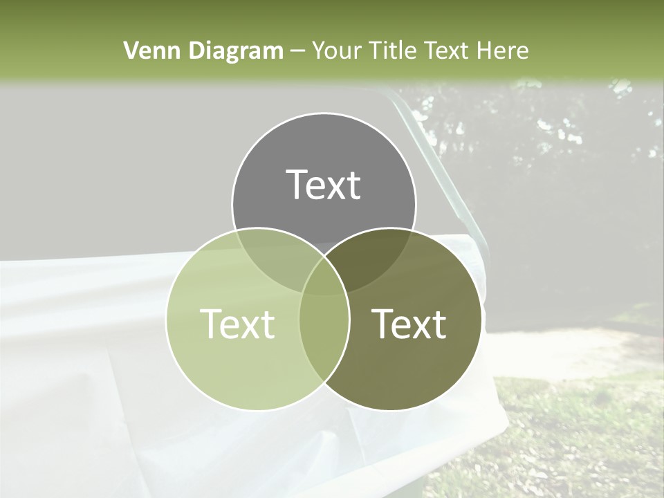 Bag Cleanliness Green PowerPoint Template