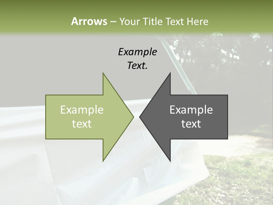 Bag Cleanliness Green PowerPoint Template