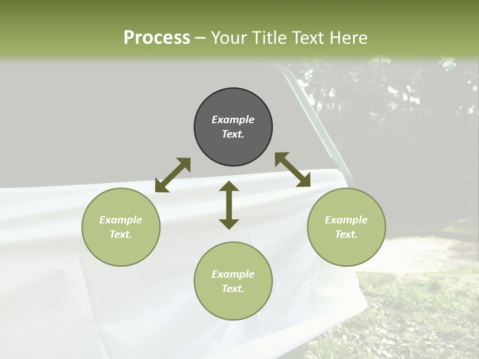 Bag Cleanliness Green PowerPoint Template