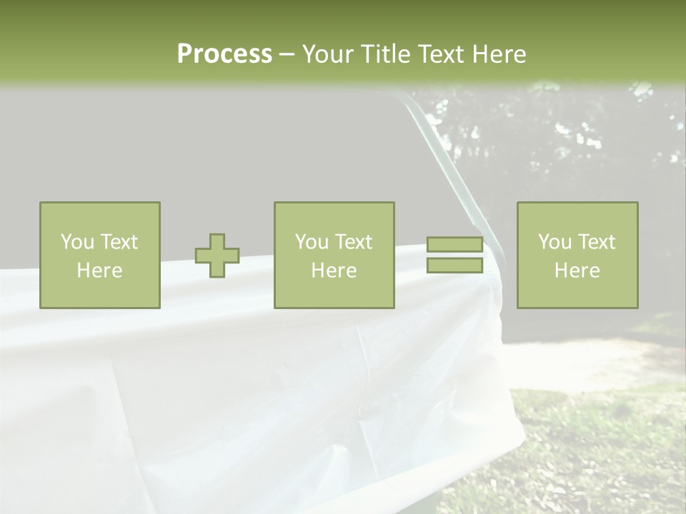 Bag Cleanliness Green PowerPoint Template