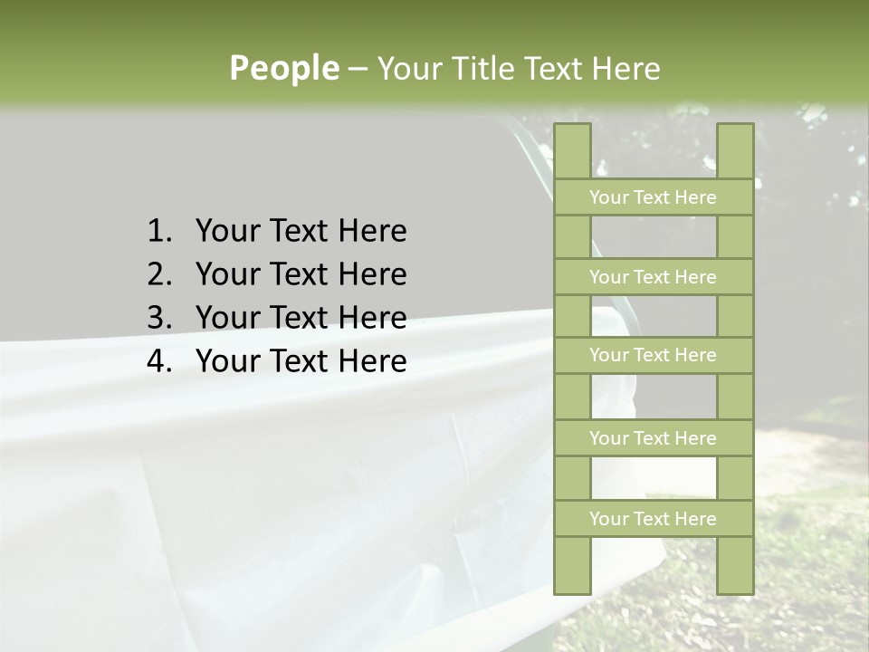 Bag Cleanliness Green PowerPoint Template