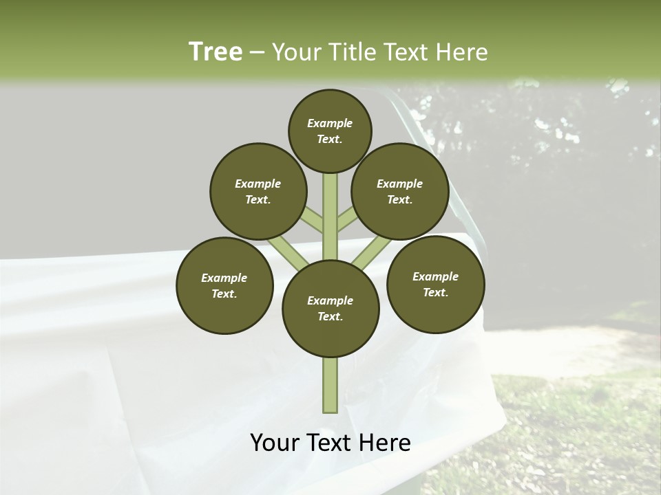 Bag Cleanliness Green PowerPoint Template