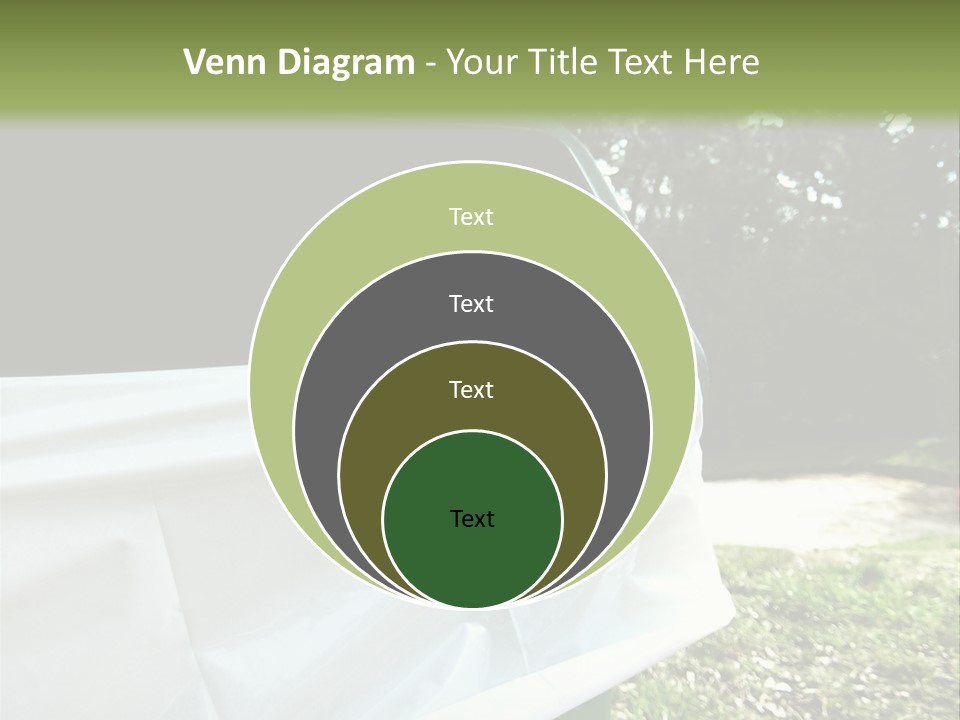 Bag Cleanliness Green PowerPoint Template