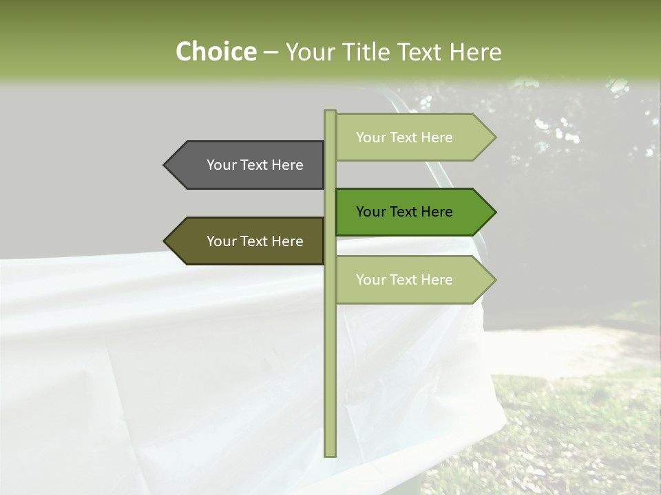 Bag Cleanliness Green PowerPoint Template
