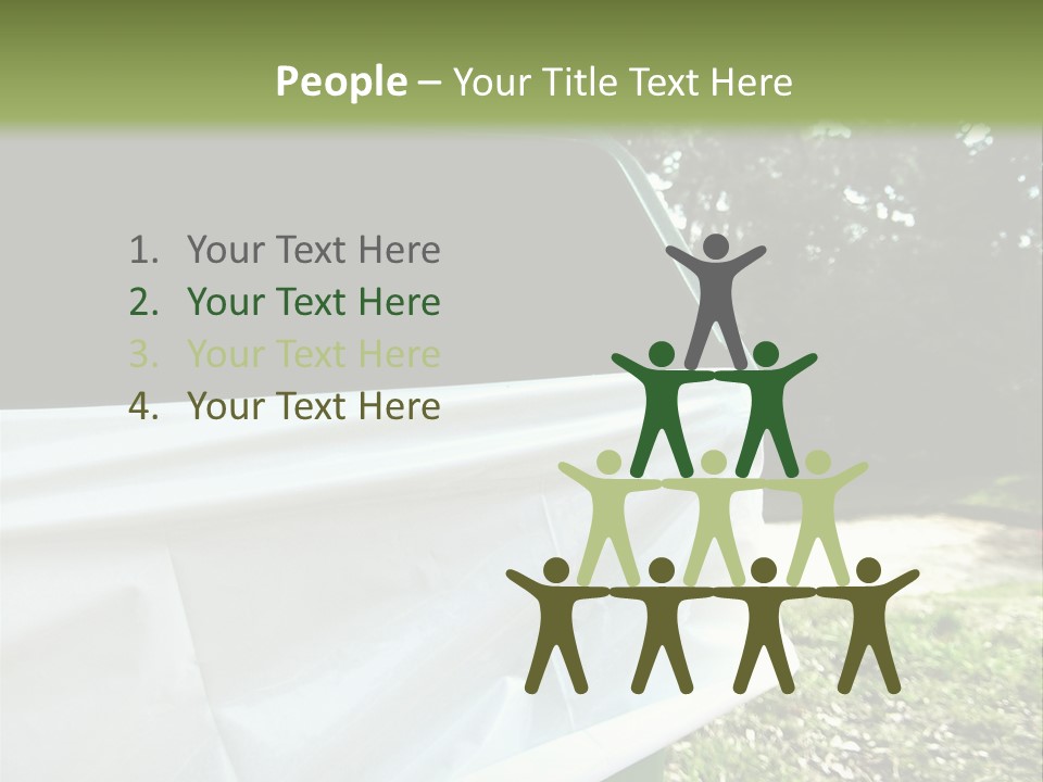 Bag Cleanliness Green PowerPoint Template