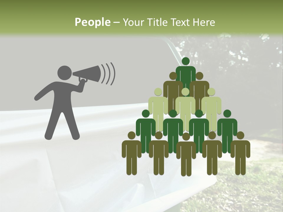 Bag Cleanliness Green PowerPoint Template