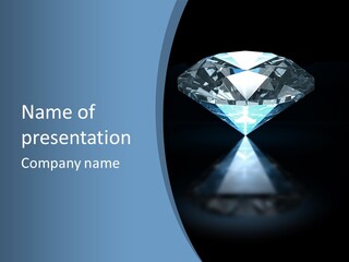 Stone Coronation Reflection PowerPoint Template