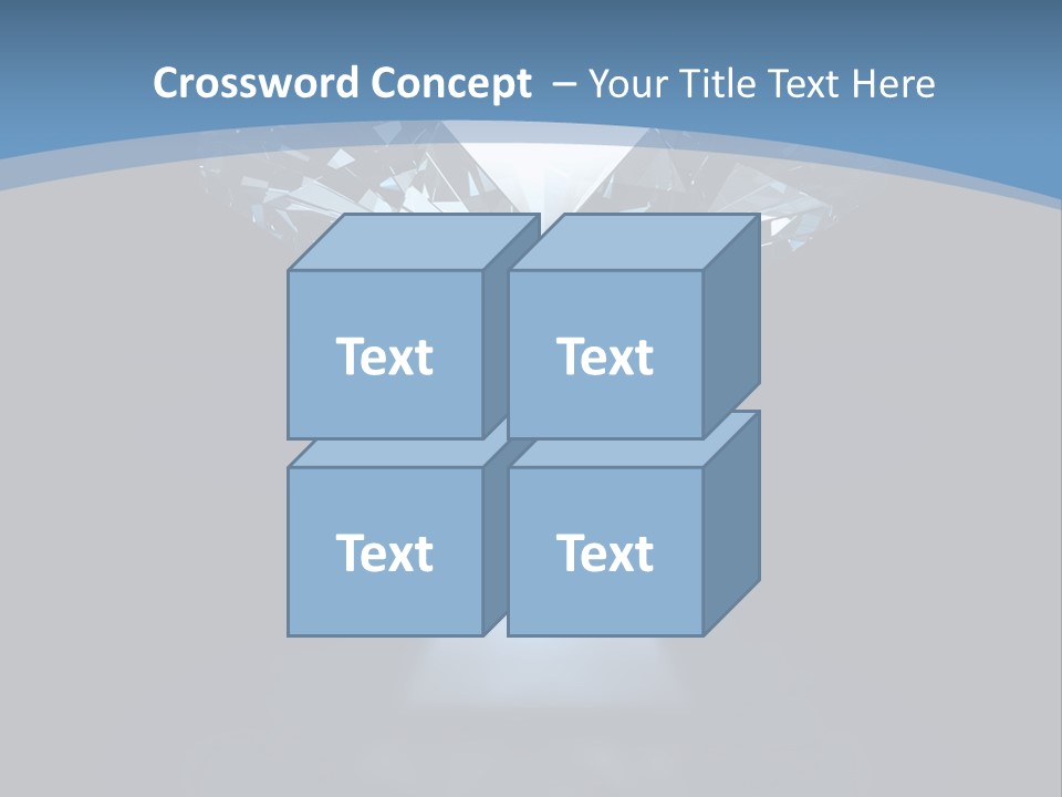 Stone Coronation Reflection PowerPoint Template