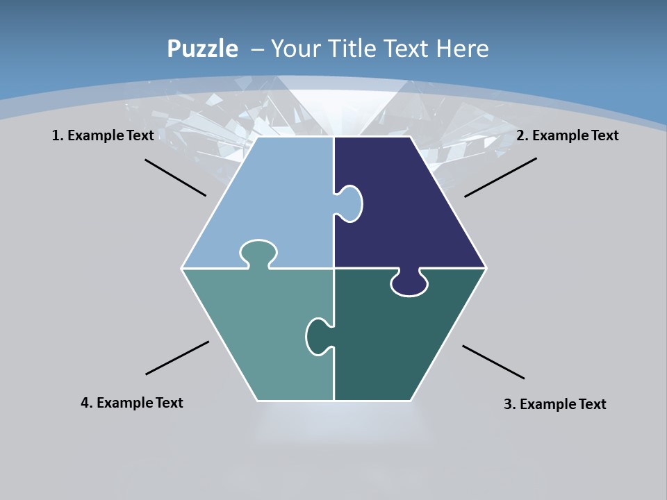 Stone Coronation Reflection PowerPoint Template