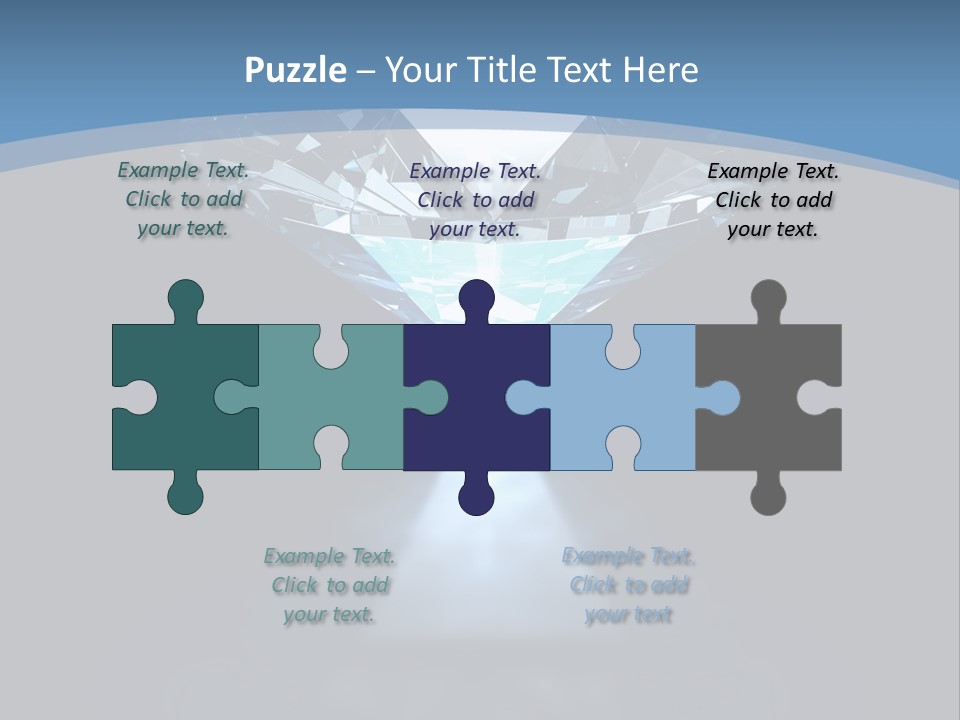 Stone Coronation Reflection PowerPoint Template