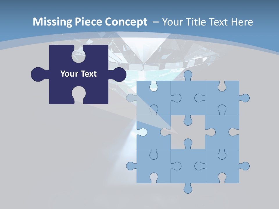 Stone Coronation Reflection PowerPoint Template