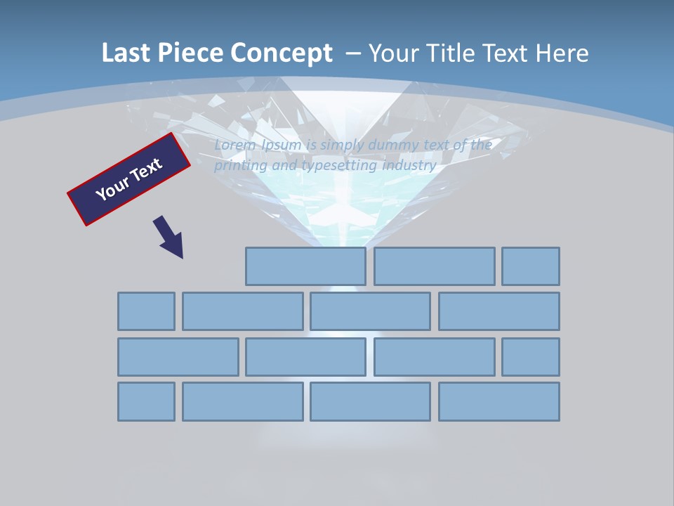 Stone Coronation Reflection PowerPoint Template