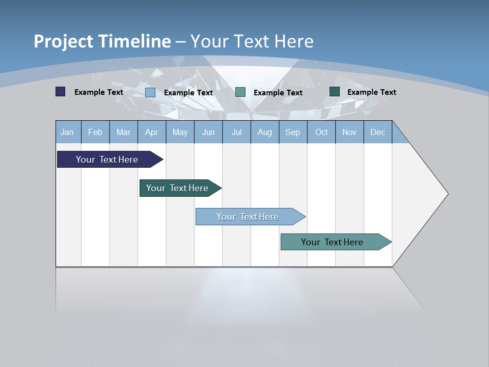Stone Coronation Reflection PowerPoint Template