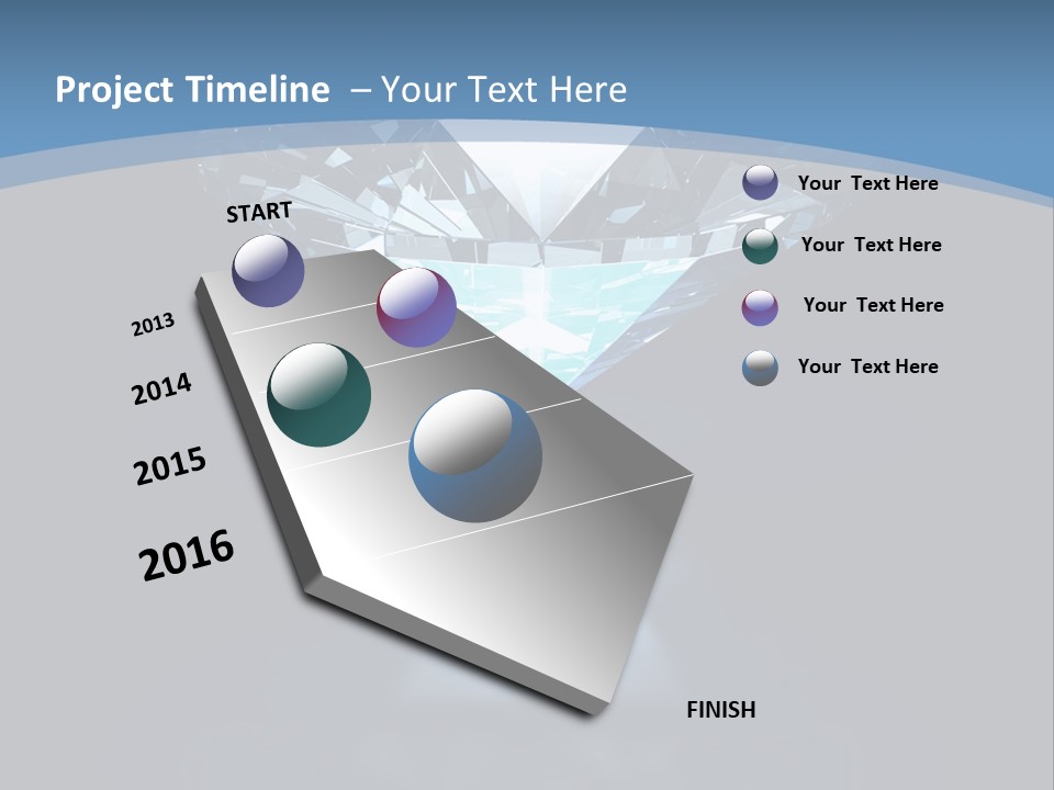 Stone Coronation Reflection PowerPoint Template