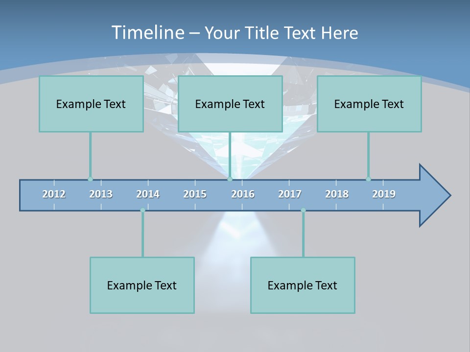 Stone Coronation Reflection PowerPoint Template