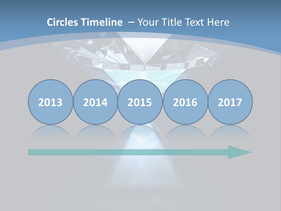 Stone Coronation Reflection PowerPoint Template