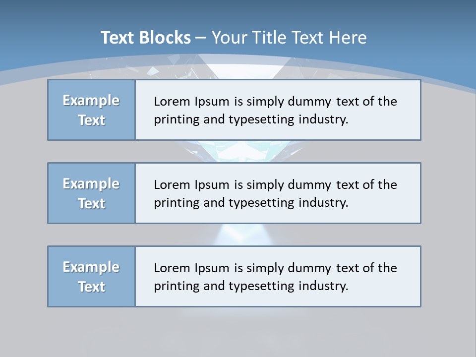 Stone Coronation Reflection PowerPoint Template