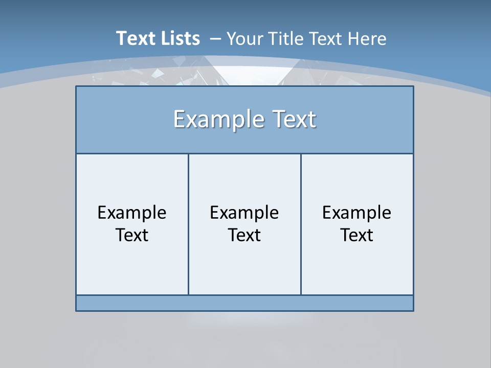 Stone Coronation Reflection PowerPoint Template