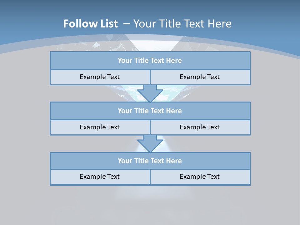 Stone Coronation Reflection PowerPoint Template