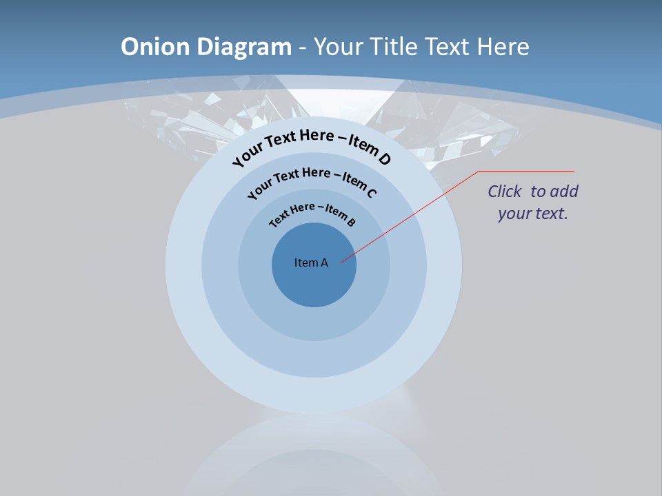 Stone Coronation Reflection PowerPoint Template