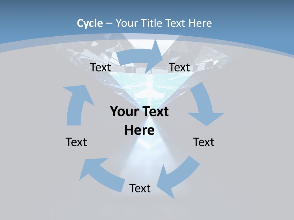 Stone Coronation Reflection PowerPoint Template