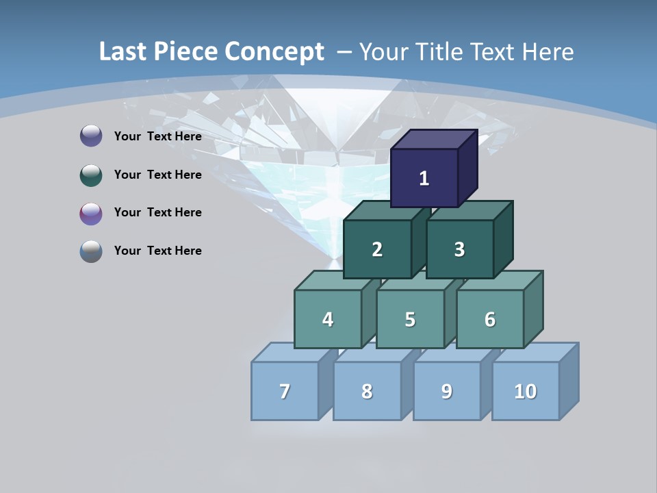 Stone Coronation Reflection PowerPoint Template