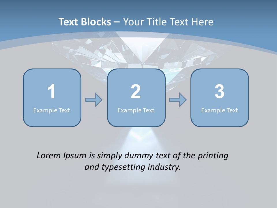 Stone Coronation Reflection PowerPoint Template