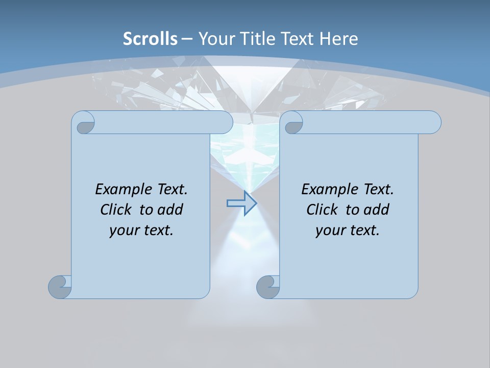 Stone Coronation Reflection PowerPoint Template