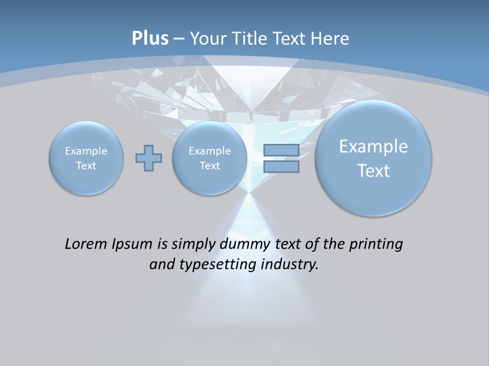 Stone Coronation Reflection PowerPoint Template
