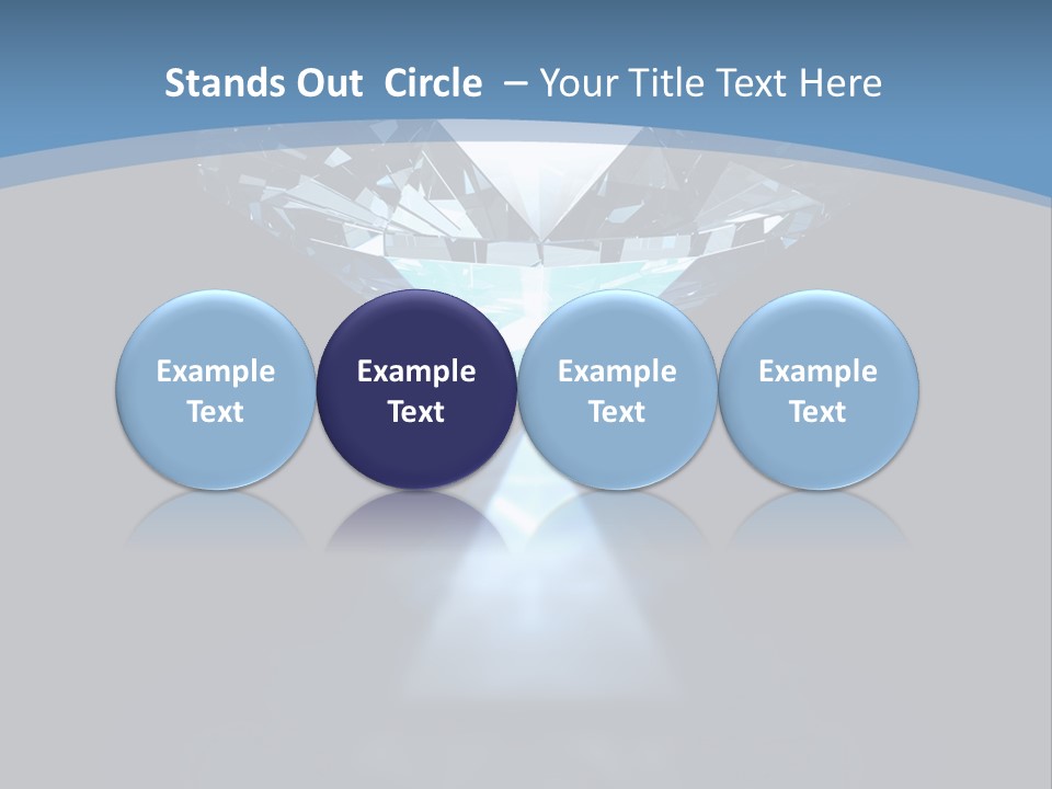 Stone Coronation Reflection PowerPoint Template