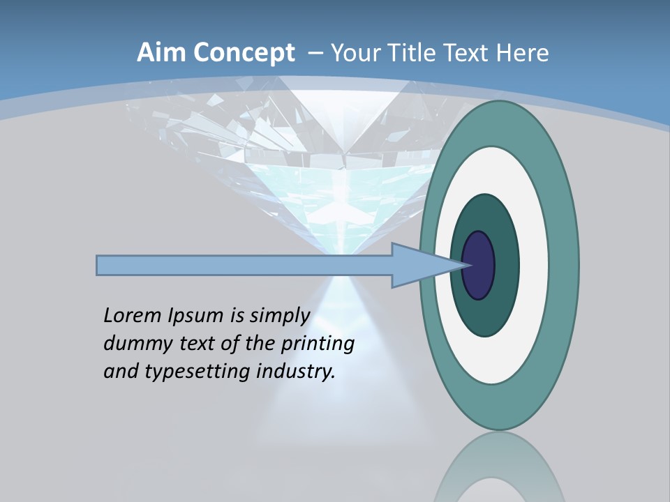 Stone Coronation Reflection PowerPoint Template