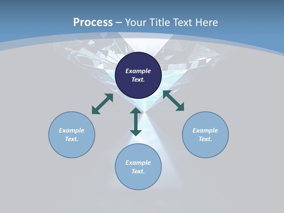 Stone Coronation Reflection PowerPoint Template