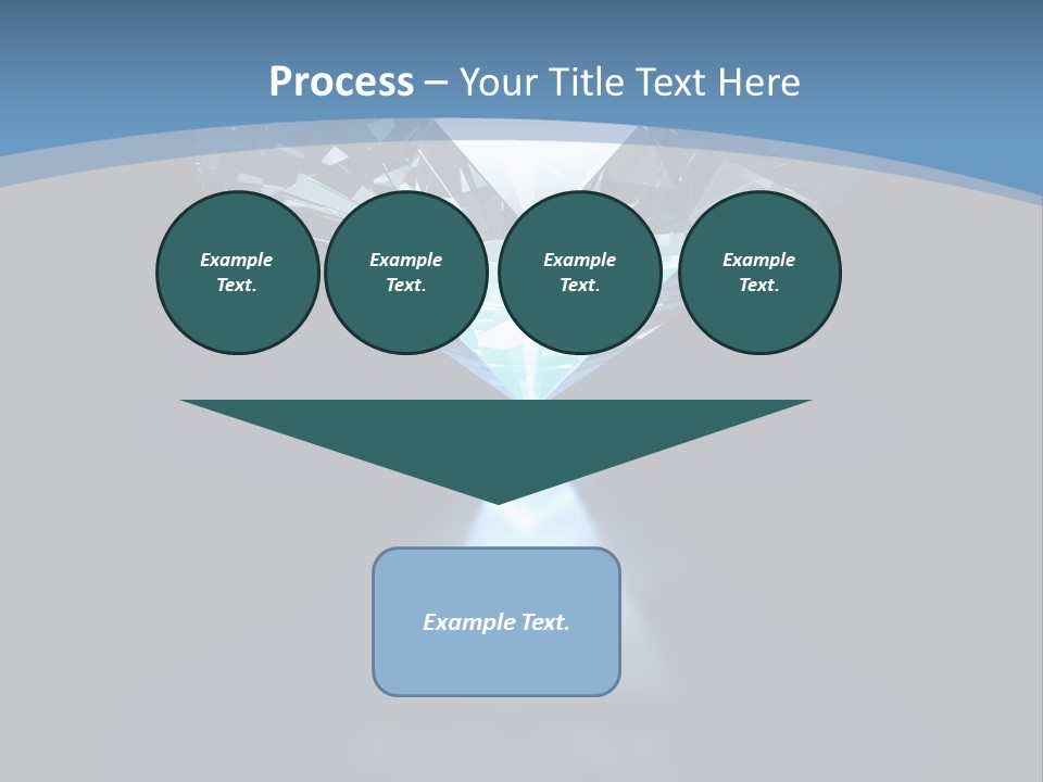 Stone Coronation Reflection PowerPoint Template