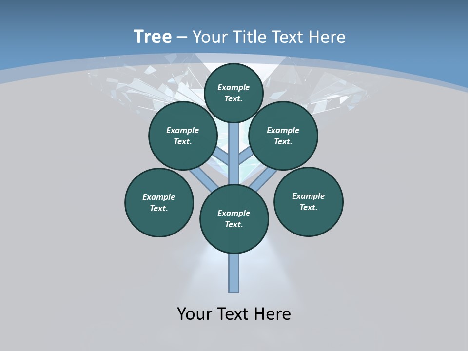 Stone Coronation Reflection PowerPoint Template